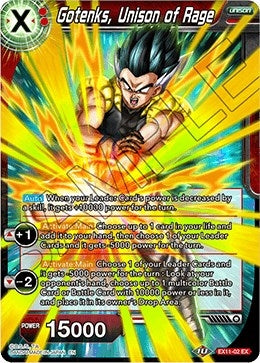 Image for Gotenks, Unison of Rage (Expansion Deck Box Set 11: Universe 7 Unison) (EX11-02) - Dragon Ball Super: Masters