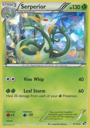 Image for Serperior - 5/114 (Cracked Ice Holo) (Deck Exclusives) (005/114) - Pokemon