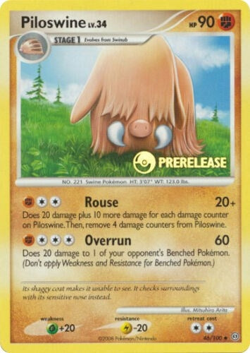 Image for Piloswine - 46/100 (Prerelease) (Nintendo Promos) (46/100) - Pokemon
