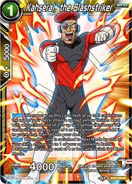 Image for Kahseral, the Slashstriker (Expansion Deck Box Set 12: Universe 11 Unison) (EX12-06) - Dragon Ball Super: Masters