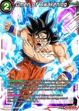 Image for Omen of Awakening (Expansion Deck Box Set 11: Universe 7 Unison) (EX11-07) - Dragon Ball Super: Masters