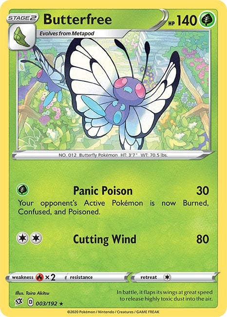 Image for Butterfree (SWSH02: Rebel Clash) (003/192) - Pokemon