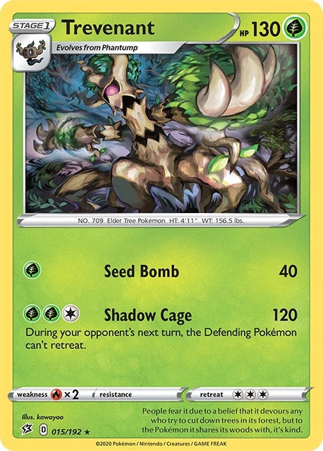 Image for Trevenant (SWSH02: Rebel Clash) (015/192) - Pokemon