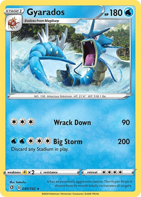 Image for Gyarados (SWSH02: Rebel Clash) (040/192) - Pokemon