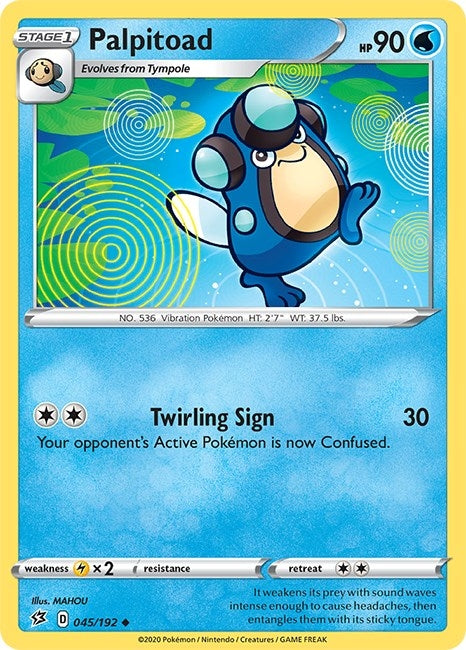 Image for Palpitoad (SWSH02: Rebel Clash) (045/192) - Pokemon