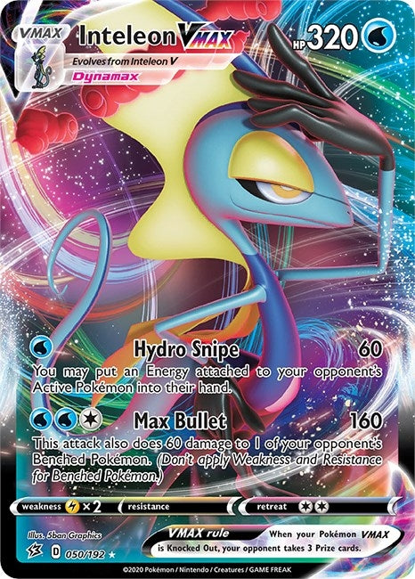 Image for Inteleon VMAX (SWSH02: Rebel Clash) (050/192) - Pokemon