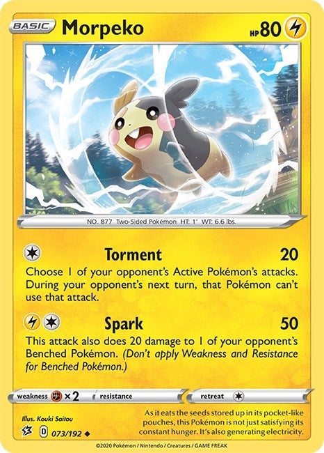 Image for Morpeko (SWSH02: Rebel Clash) (073/192) - Pokemon