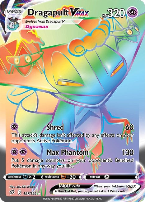 Image for Dragapult VMAX (Secret) (SWSH02: Rebel Clash) (197/192) - Pokemon