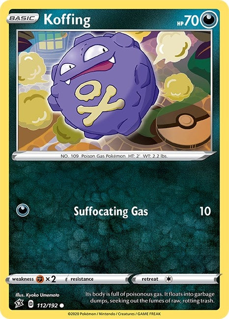 Image for Koffing (SWSH02: Rebel Clash) (112/192) - Pokemon