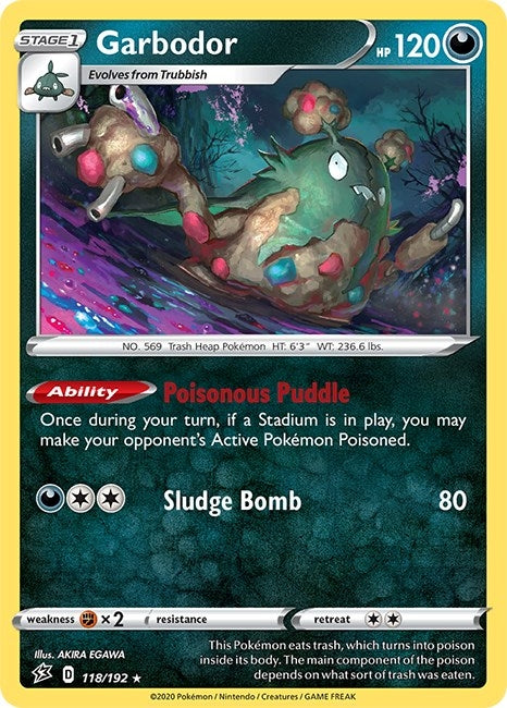 Image for Garbodor (SWSH02: Rebel Clash) (118/192) - Pokemon
