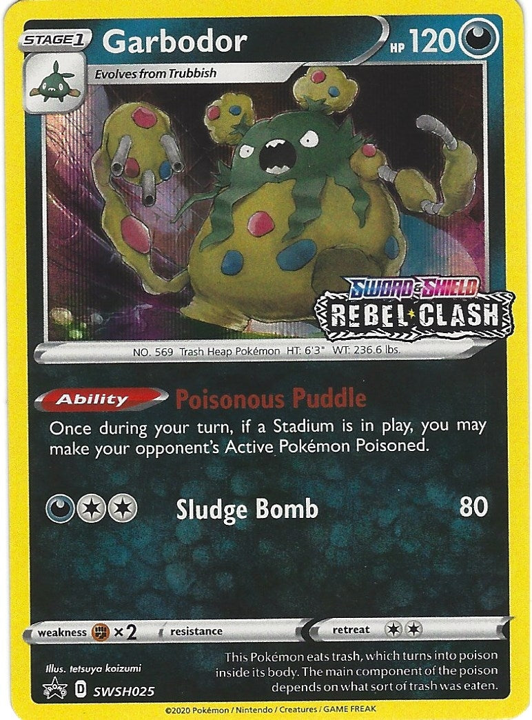 Image for Garbodor - SWSH025 (Prerelease) (SWSH: Sword & Shield Promo Cards) (SWSH025) - Pokemon