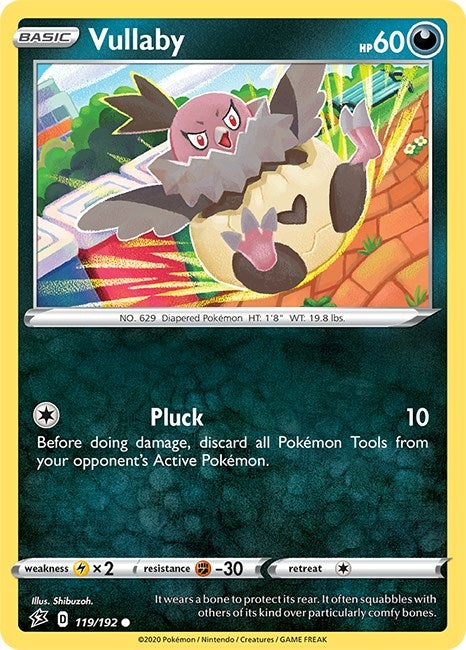 Image for Vullaby (SWSH02: Rebel Clash) (119/192) - Pokemon