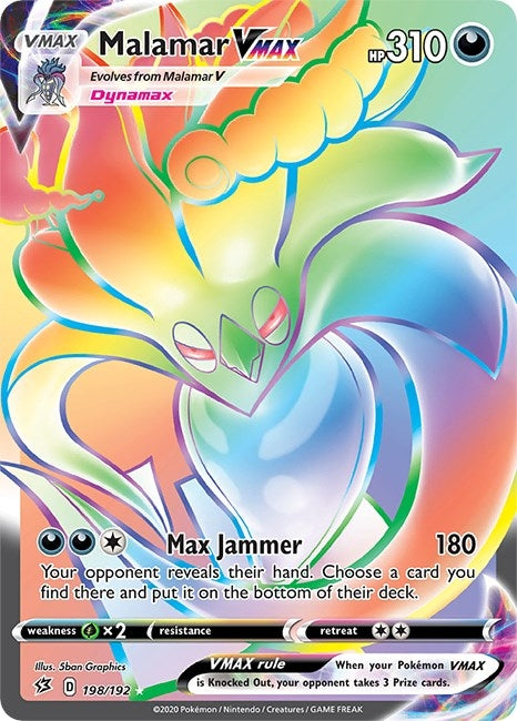 Image for Malamar VMAX (Secret) (SWSH02: Rebel Clash) (198/192) - Pokemon