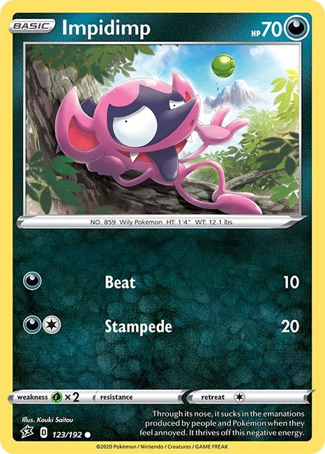 Image for Impidimp (SWSH02: Rebel Clash) (123/192) - Pokemon