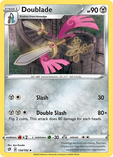 Image for Doublade (SWSH02: Rebel Clash) (134/192) - Pokemon