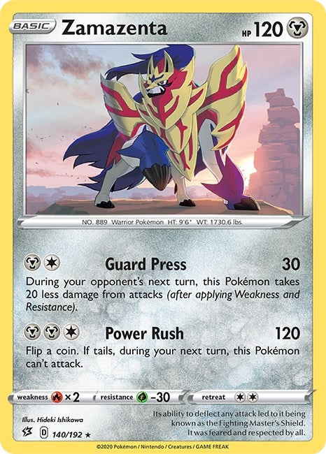 Image for Zamazenta (SWSH02: Rebel Clash) (140/192) - Pokemon