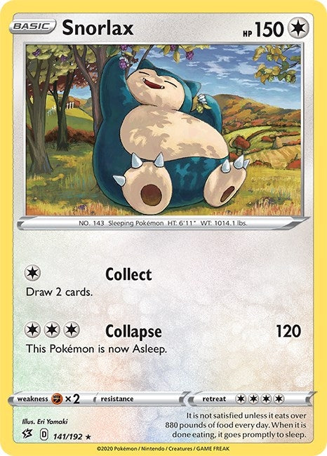 Image for Snorlax (SWSH02: Rebel Clash) (141/192) - Pokemon