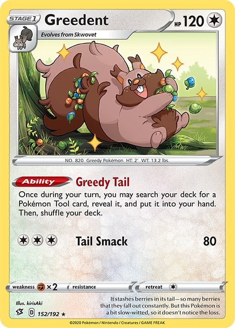 Image for Greedent (SWSH02: Rebel Clash) (152/192) - Pokemon
