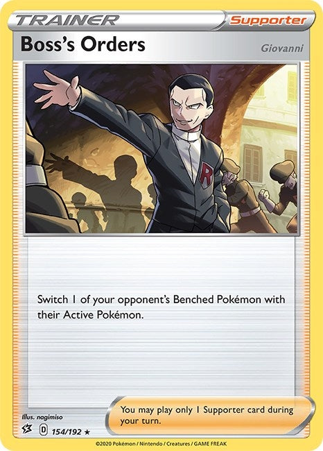 Image for Boss's Orders (SWSH02: Rebel Clash) (154/192) - Pokemon