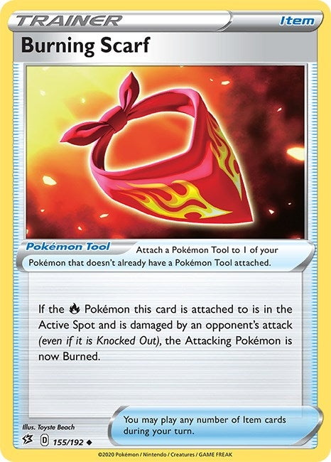 Image for Burning Scarf (SWSH02: Rebel Clash) (155/192) - Pokemon