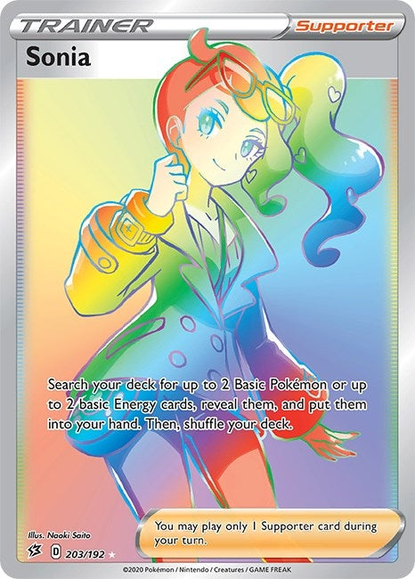 Image for Sonia (Secret) (SWSH02: Rebel Clash) (203/192) - Pokemon