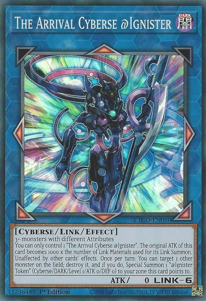 Image for The Arrival Cyberse @Ignister (Eternity Code) (ETCO-EN050) - YuGiOh