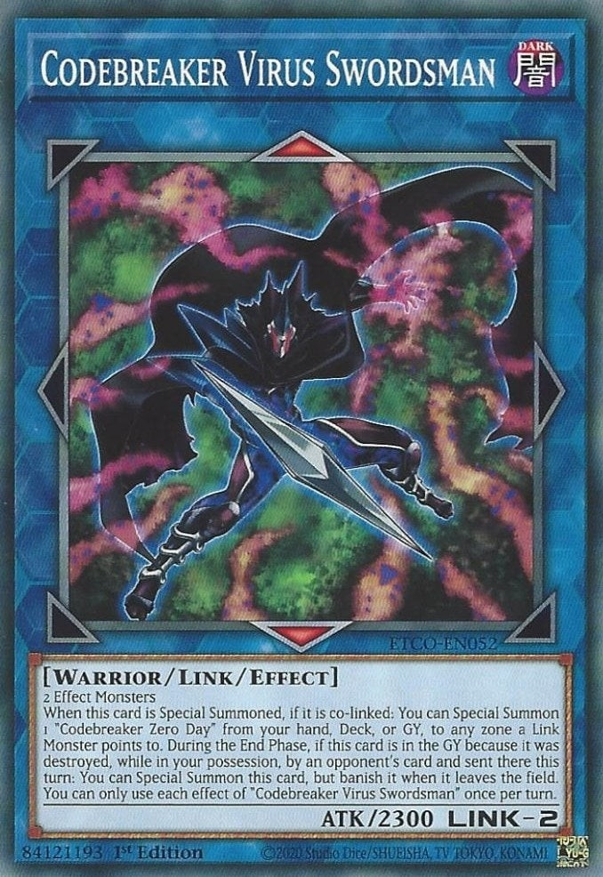 Image for Codebreaker Virus Swordsman (Eternity Code) (ETCO-EN052) - YuGiOh