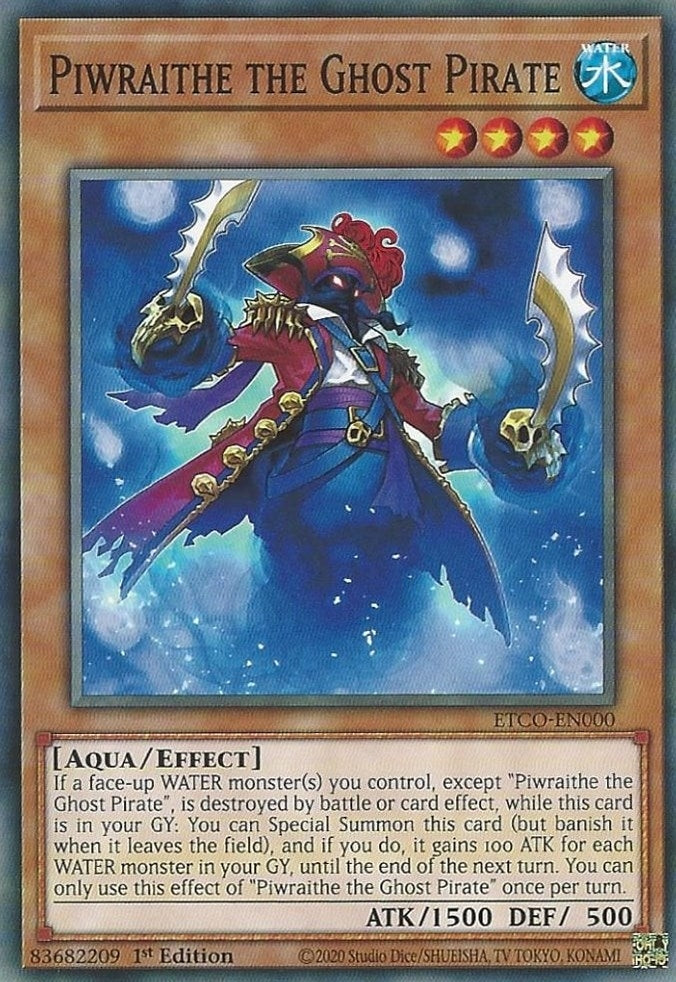Image for Piwraithe the Ghost Pirate (Eternity Code) (ETCO-EN000) - YuGiOh