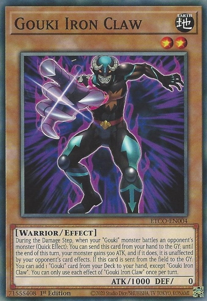 Image for Gouki Iron Claw (Eternity Code) (ETCO-EN004) - YuGiOh