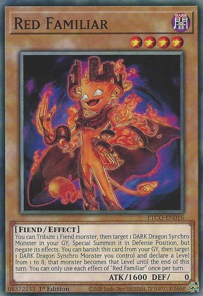 Image for Red Familiar (Eternity Code) (ETCO-EN016) - YuGiOh