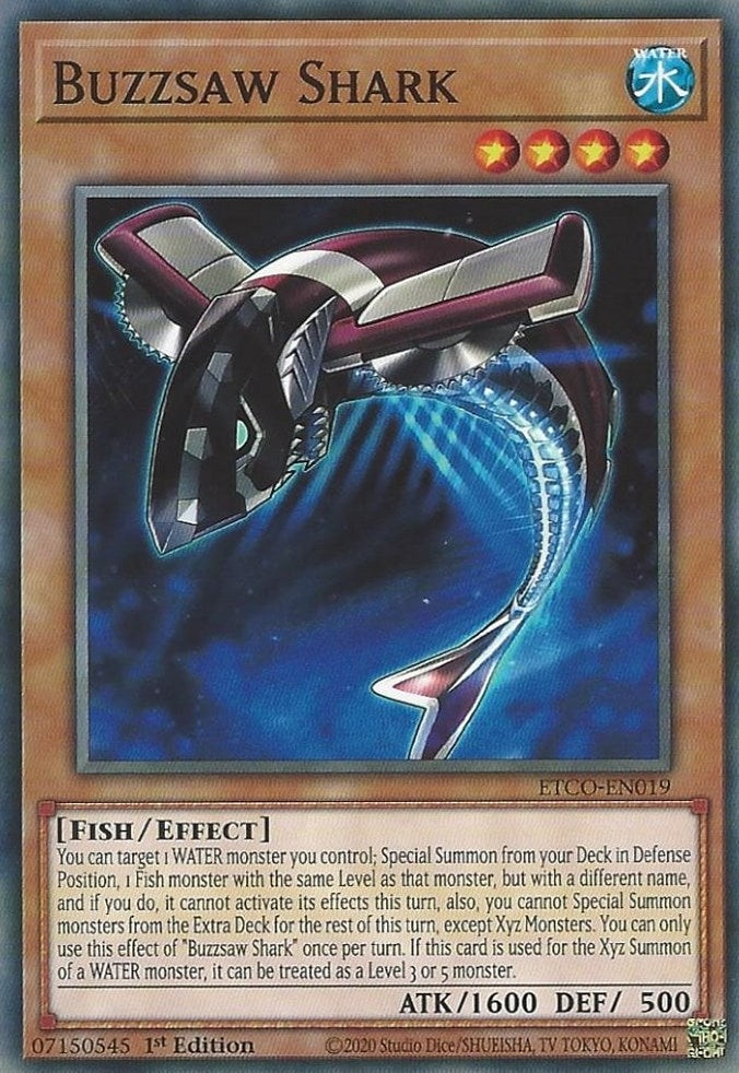 Image for Buzzsaw Shark (Eternity Code) (ETCO-EN019) - YuGiOh