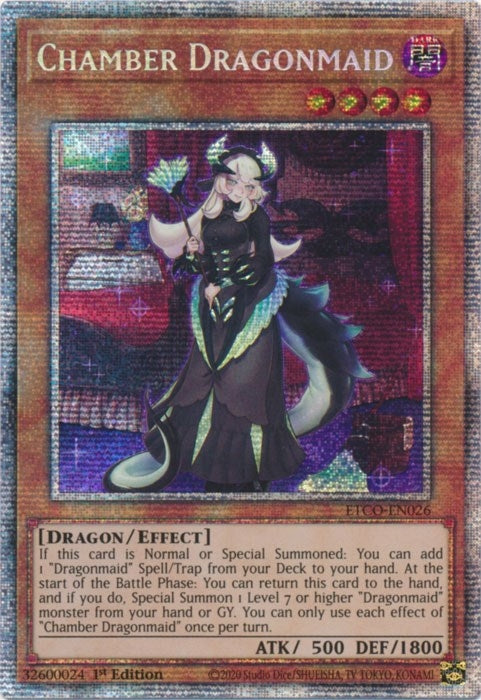 Image for Chamber Dragonmaid (Starlight Rare) (Eternity Code) (ETCO-EN026) - YuGiOh