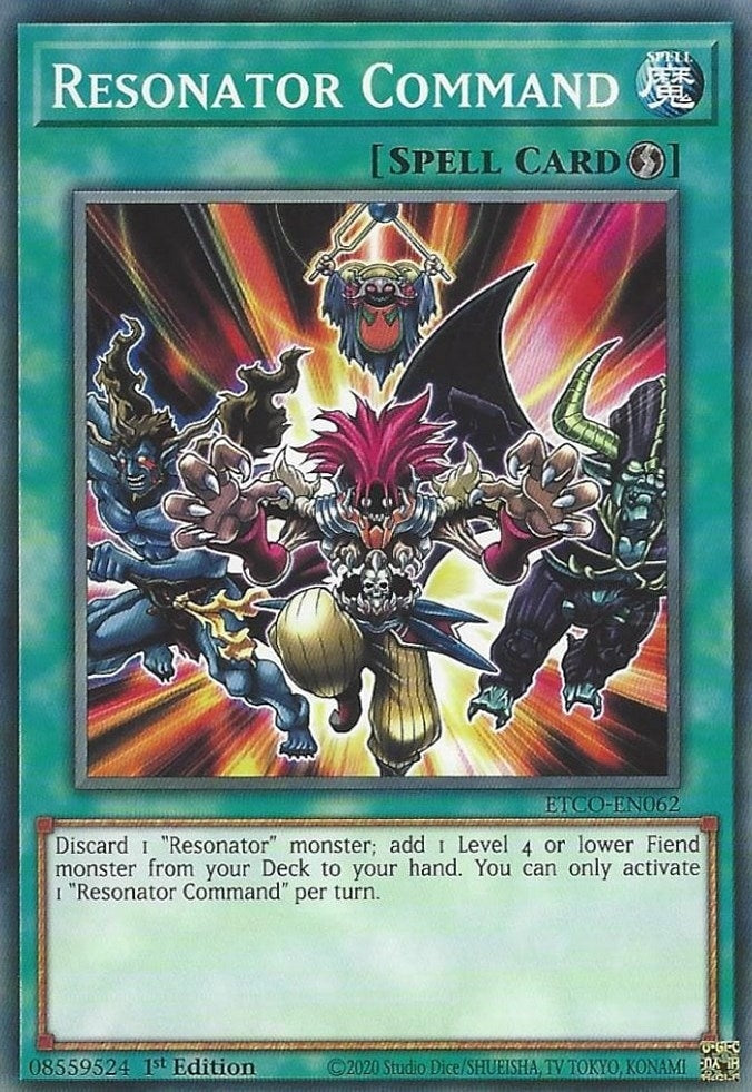 Image for Resonator Command (Eternity Code) (ETCO-EN062) - YuGiOh