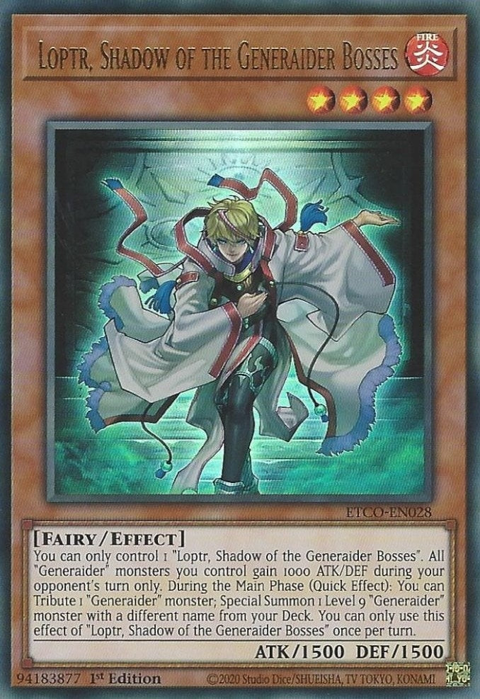 Image for Loptr, Shadow of the Generaider Bosses (Eternity Code) (ETCO-EN028) - YuGiOh