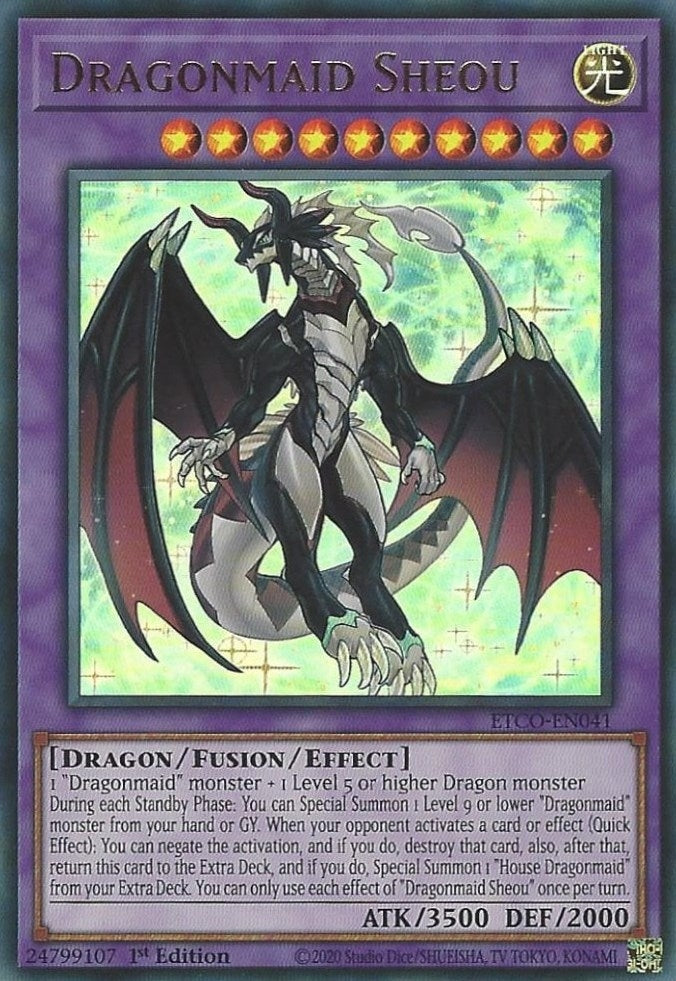 Image for Dragonmaid Sheou (Eternity Code) (ETCO-EN041) - YuGiOh