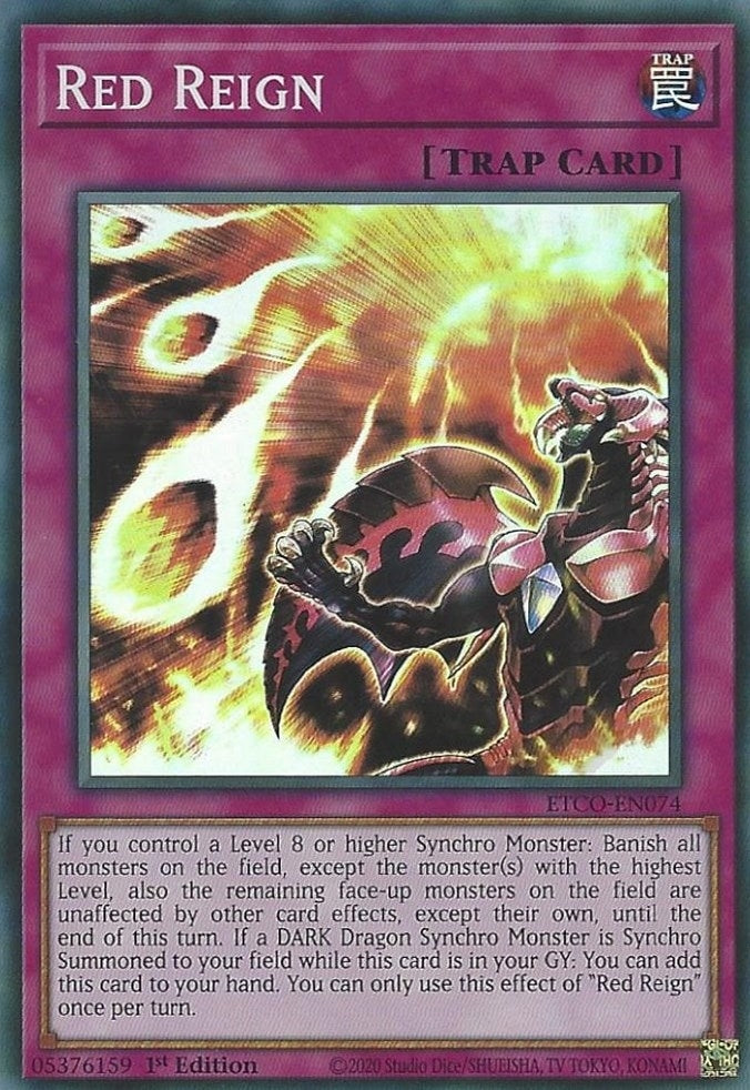Image for Red Reign (Eternity Code) (ETCO-EN074) - YuGiOh