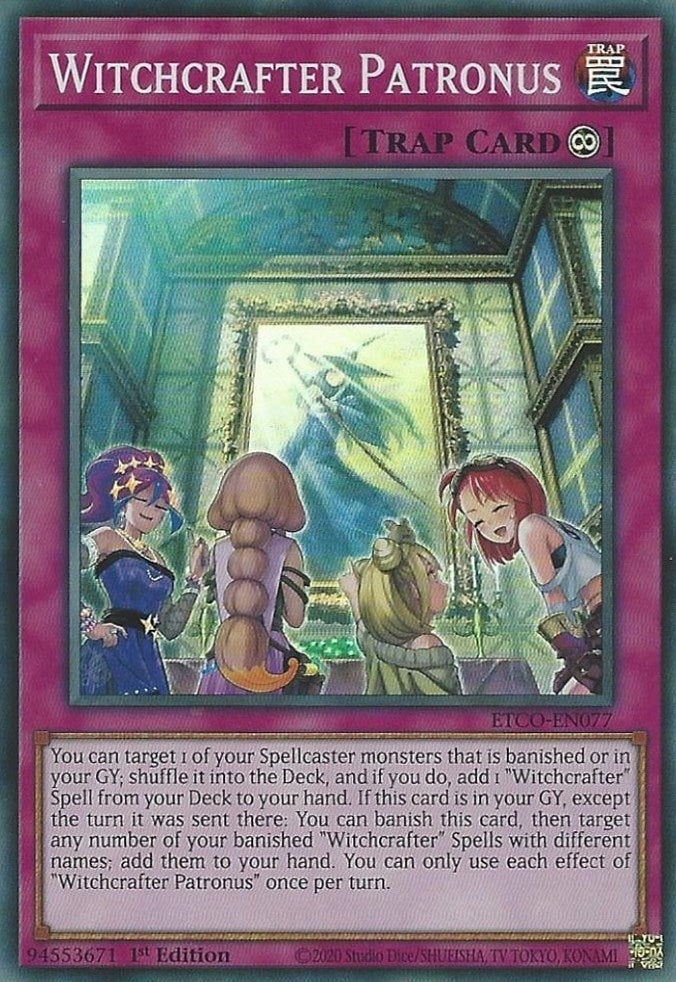 Image for Witchcrafter Patronus (Eternity Code) (ETCO-EN077) - YuGiOh