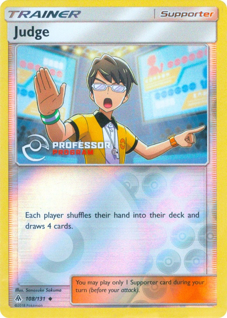 Image for Judge (2019) (Professor Program Promos) (108/131) - Pokemon