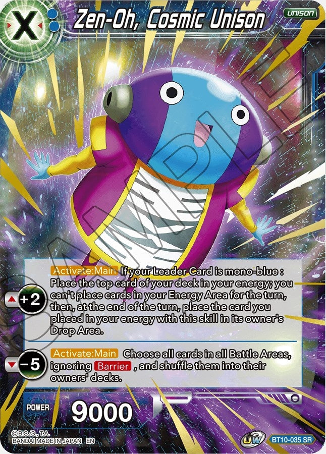 Image for Zen-Oh, Cosmic Unison (Rise of the Unison Warrior) (BT10-035) - Dragon Ball Super: Masters