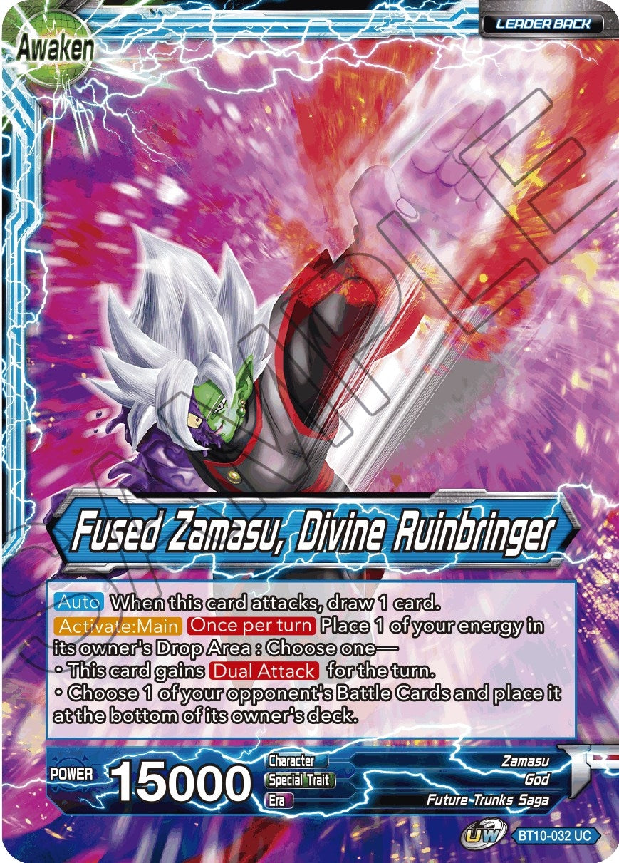 Image for Fused Zamasu // Fused Zamasu, Divine Ruinbringer (Rise of the Unison Warrior) (BT10-032) - Dragon Ball Super: Masters