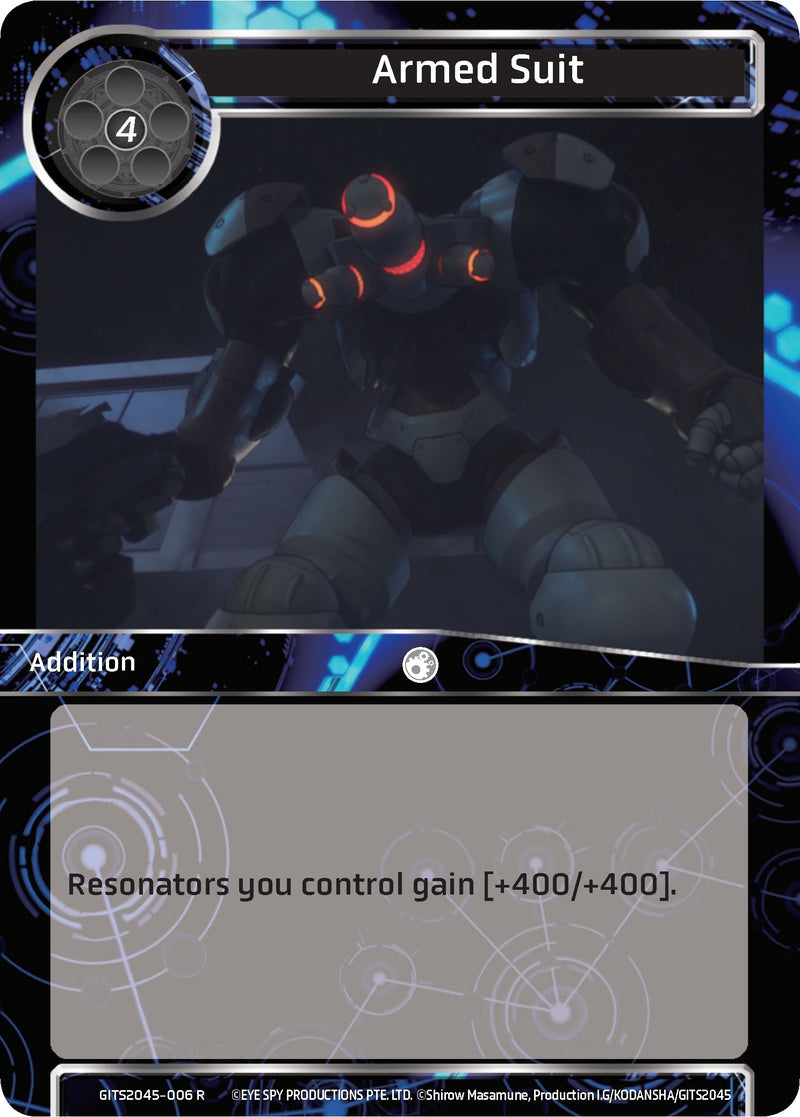 Image for Armed Suit (Ghost in the Shell SAC_2045) (GITS2045-006) - Force of Will