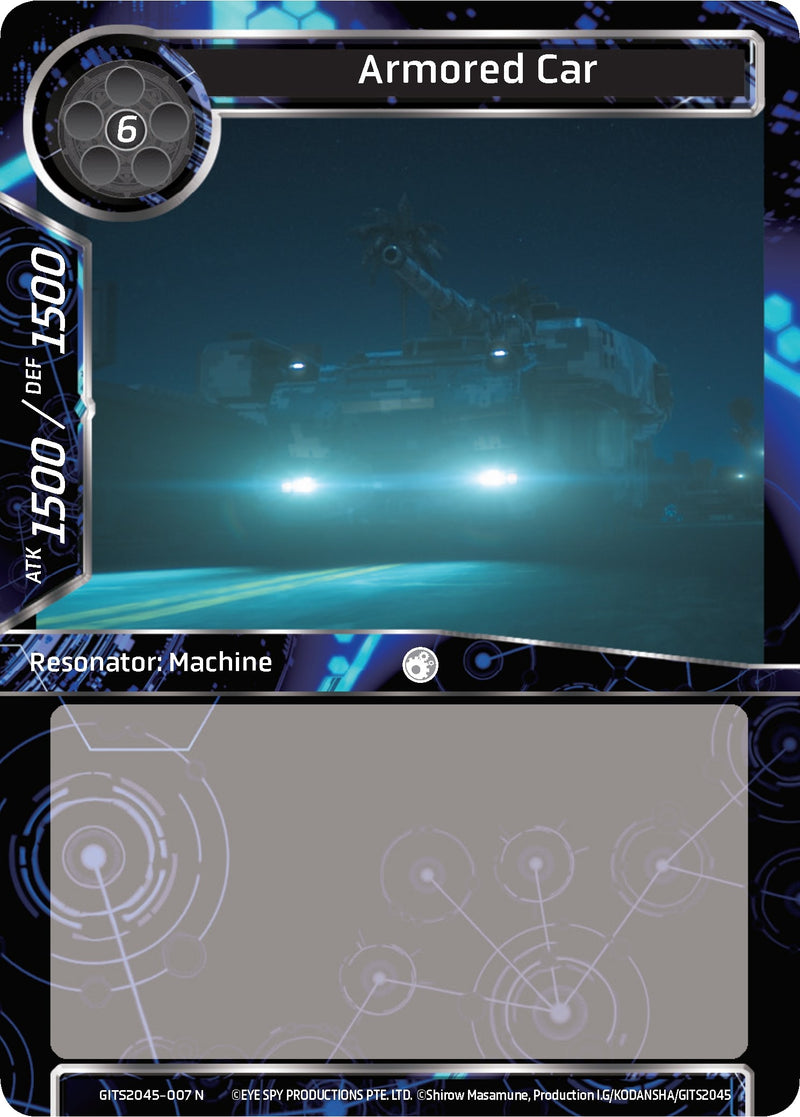 Image for Armored Car (Ghost in the Shell SAC_2045) (GITS2045-007) - Force of Will