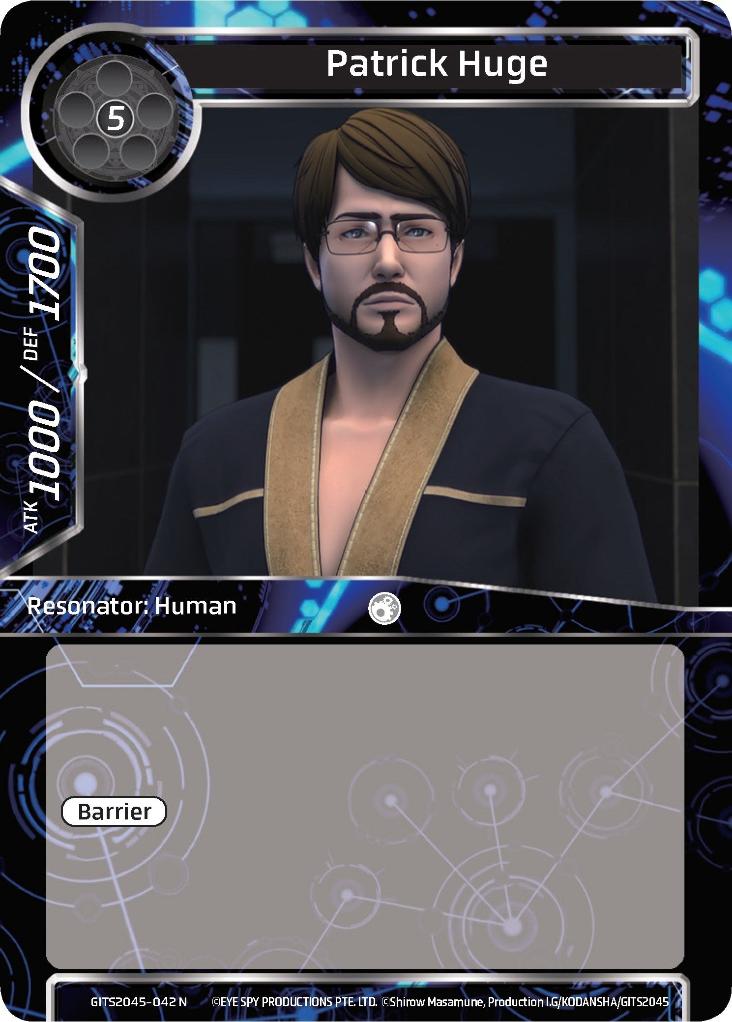 Image for Patrick Huge (Ghost in the Shell SAC_2045) (GITS2045-042) - Force of Will