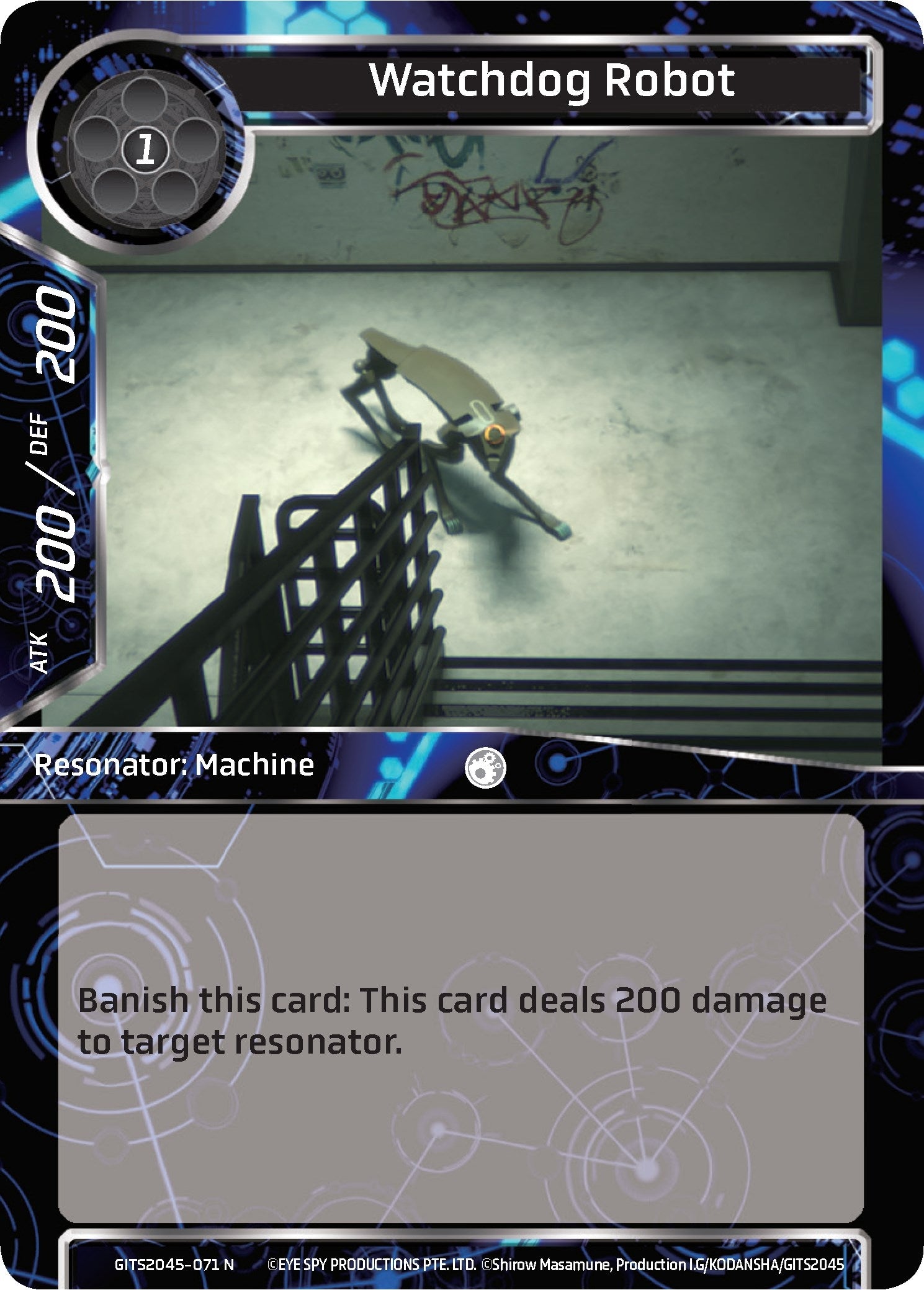 Image for Watchdog Robot (Ghost in the Shell SAC_2045) (GITS2045-071) - Force of Will