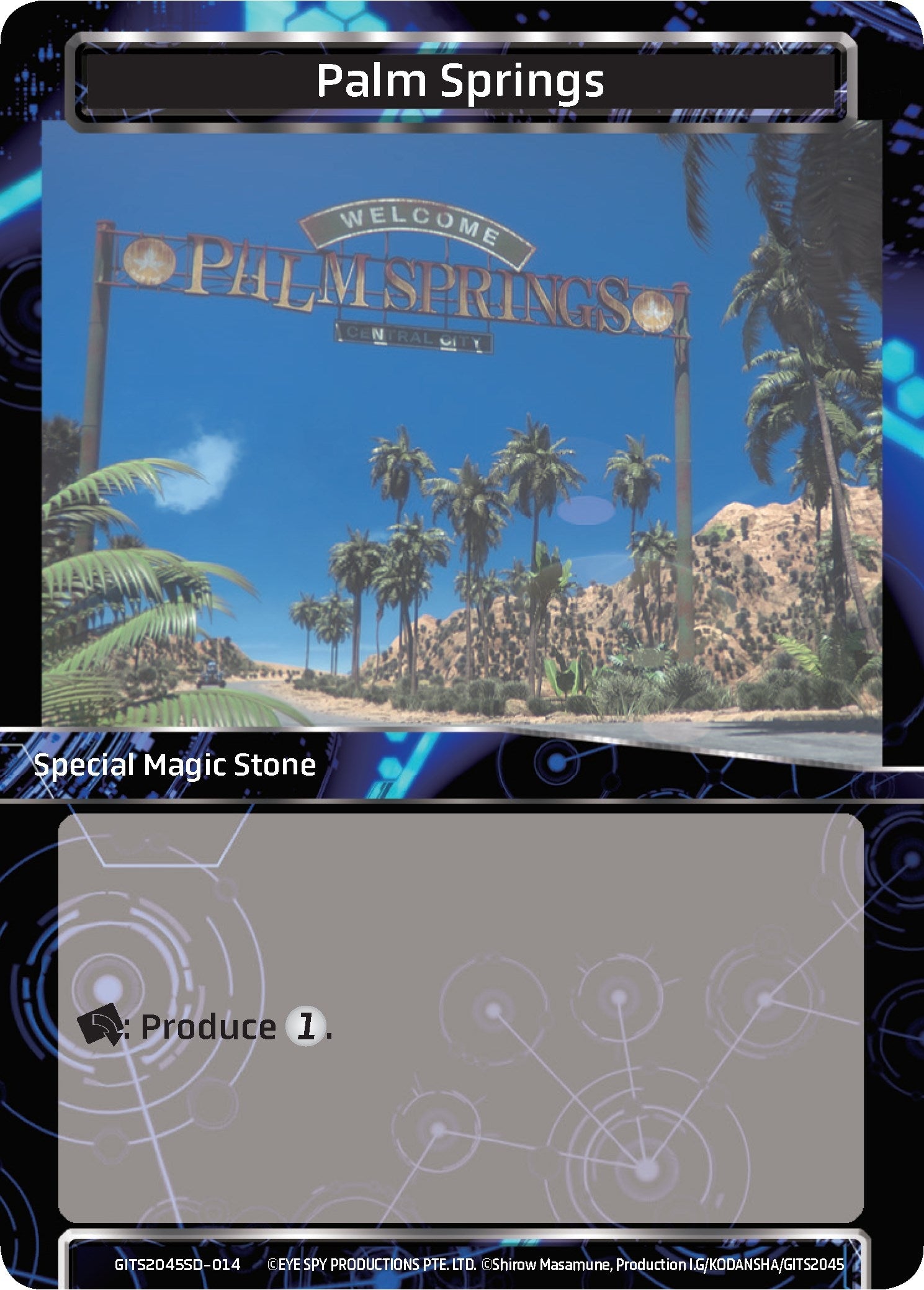 Image for Palm Springs (Ghost in the Shell SAC_2045 Starter Deck) (GITS2045SD-014) - Force of Will