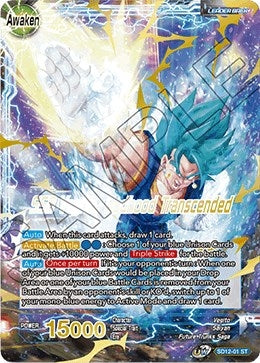Image for Vegito // SSB Vegito, Godhood Transcended (Rise of the Unison Warrior) (SD12-01) - Dragon Ball Super: Masters
