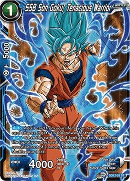 Image for SSB Son Goku, Tenacious Warrior (Rise of the Unison Warrior) (SD12-03) - Dragon Ball Super: Masters