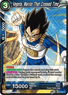 Image for Vegeta, Warrior That Crossed Time (Rise of the Unison Warrior) (BT10-042) - Dragon Ball Super: Masters