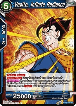 Image for Vegito, Infinite Radiance (Rise of the Unison Warrior) (BT10-046) - Dragon Ball Super: Masters