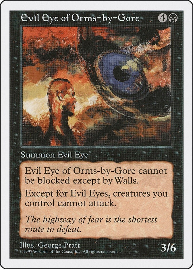 Image for Evil Eye of Orms-by-Gore (Fifth Edition) - Magic: The Gathering